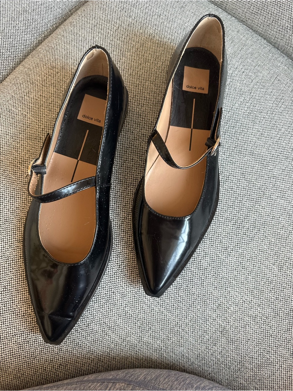 Black LARGO Dolce Vita flats - Picture 1 of 4